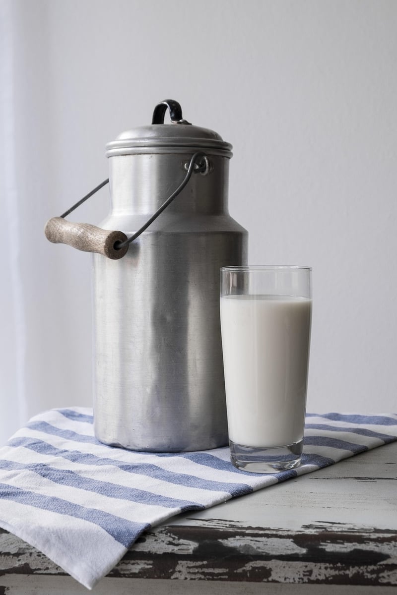 Floral Arrangement in a Milk Can